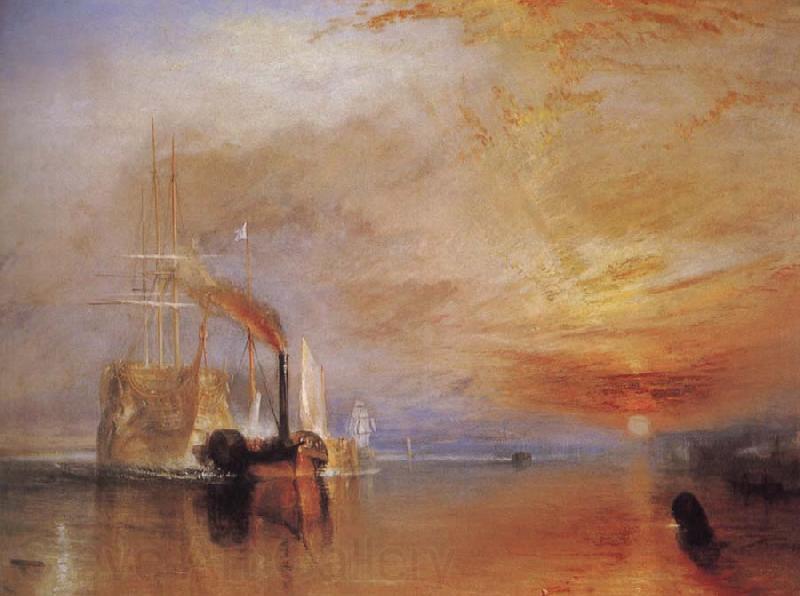 Joseph Mallord William Turner The Fighting Temeraire France oil painting art